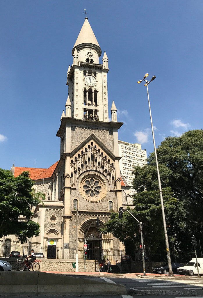 Parish of Our Lady of Consolation (1799), downtown São Paulo, Brazil.