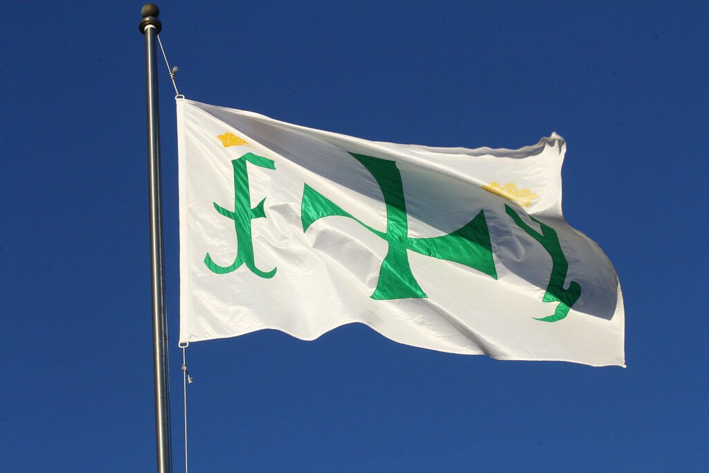 Banderas de América: Las 35 Banderas del Continente Bandera capitana de Cristóbal Colón