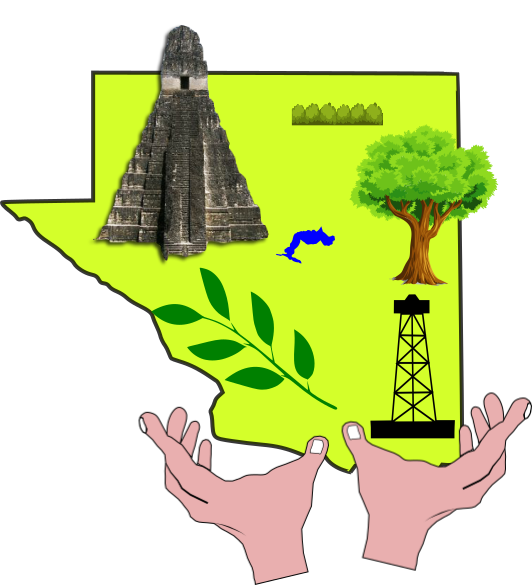 Mapamundi: Mapas del Mundo Políticos, Físicos y Mudos Coat of arms of Peten Department