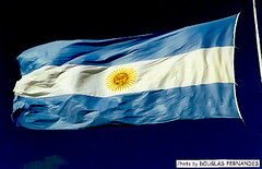 Bandera de la República Argentina.