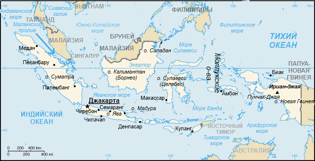 Indonesia map (ru)