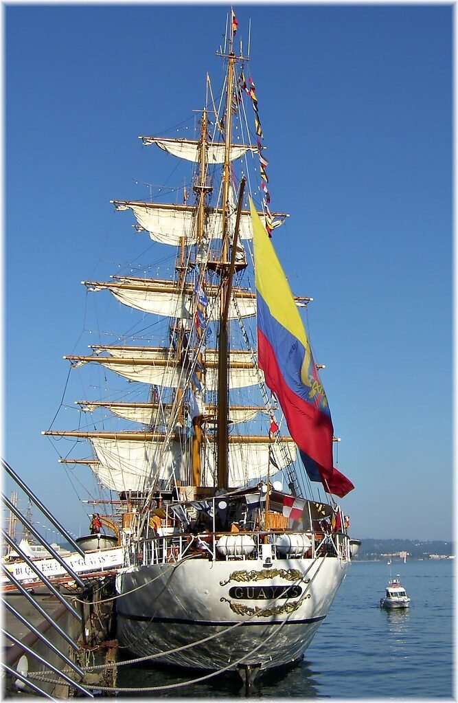 Los 35 Países de América: Lista Completa con Capitales 2810-El buque escuela GUAYAS en la Tall Ships Race-Coruña.2012